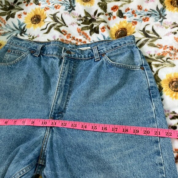 Vintage Levi’s 816 Jeans Mens 34 White Tag Tab Blue Cotton Classic 5 Pocket - Picture 10 of 11